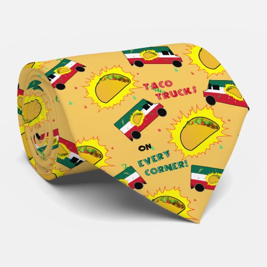 Cravate Taco Trucks On Every Corner (Roulé)