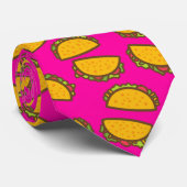 Cravate tacos roses (Roulé)