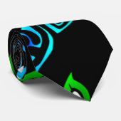 Cravate TAITIARE (Bleu) (Roulé)