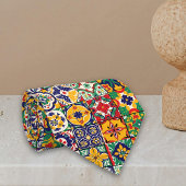 Cravate Talavera Espagnol Mexique Carreaux colorés
