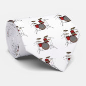 Cravate Tambours : Kit de tambour rouge : modèle 3D : (Roulé)