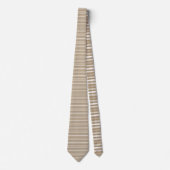 Cravate Tan Color Stripes Necktie (Devant)