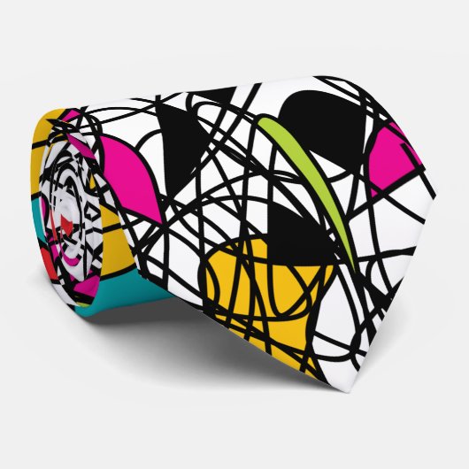 Cravate Tangle de spaghetti (Roulé)