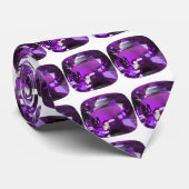Cravate Tanzanite Gemstone Purple (Roulé)