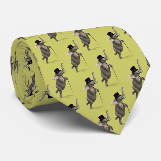 Cravate Tap Dancing Elephant (Roulé)