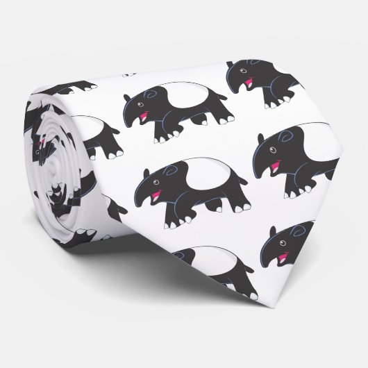 Cravate Tapir heureux (Roulé)