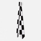 Cravate Tapis de maison damier de l'élégance classique (Dos)