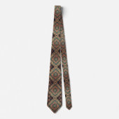 Cravate Tapis Designer Persan de Luxe | Foulard en faux so (Devant)