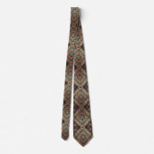 Cravate Tapis Designer Persan de Luxe | Foulard en faux so (Dos)