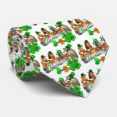Cravate Tapotements potables irlandais de St d'équipe (Roulé)