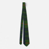 Cravate Tartan à carreaux bleu vert et rouge (Dos)