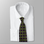 Cravate Tartan Art déco - II (Attaché)