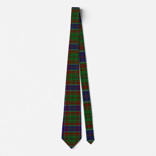 Cravate Tartan d'Adams de clan (Devant)