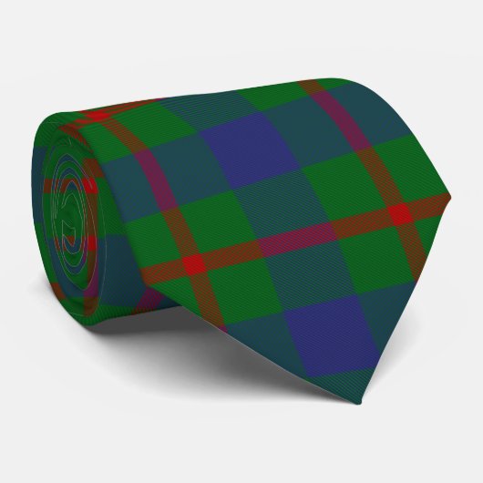 Cravate Tartan d'Agnew de clan (Roulé)