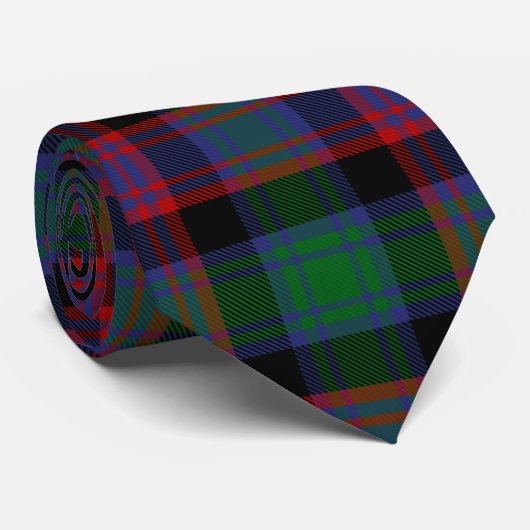 Cravate Tartan de chasse d'Alexandre de clan (Roulé)