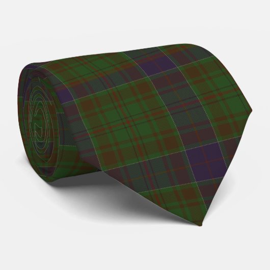 Cravate Tartan de clan d'Adams (Roulé)