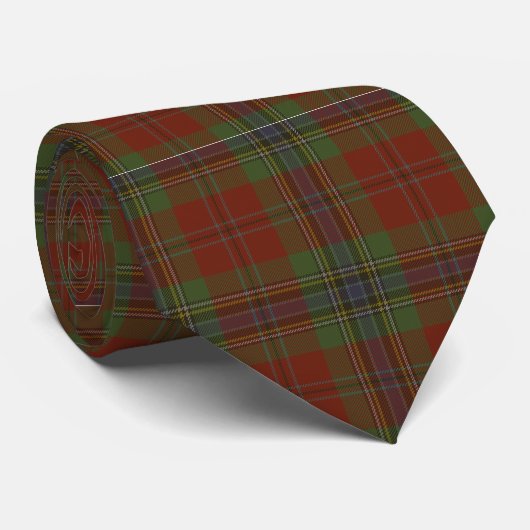 Cravate Tartan de clan de MacLean (Roulé)