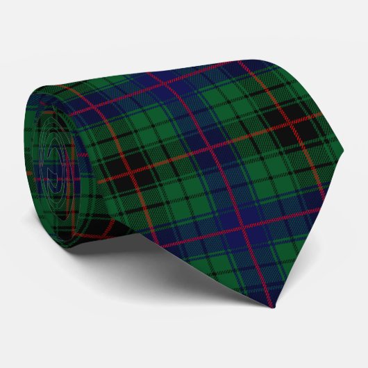 Cravate Tartan de Davidson de clan (Roulé)