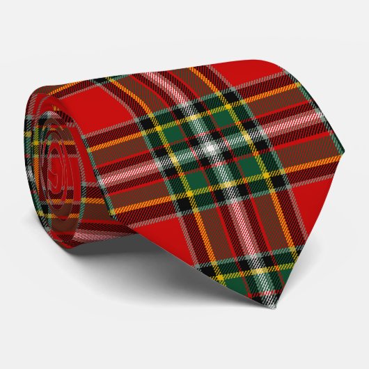 Cravate Tartan de Gillespie de clan (Roulé)