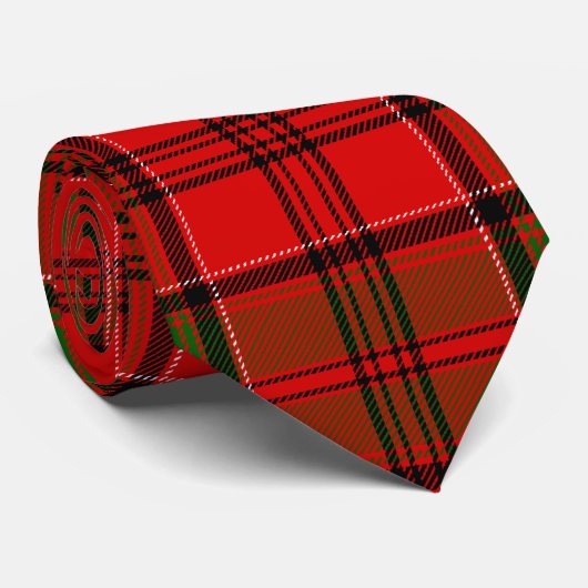 Cravate Tartan de Grant de clan (Roulé)