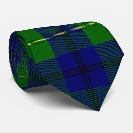 Cravate Tartan de Johnston de clan (Roulé)