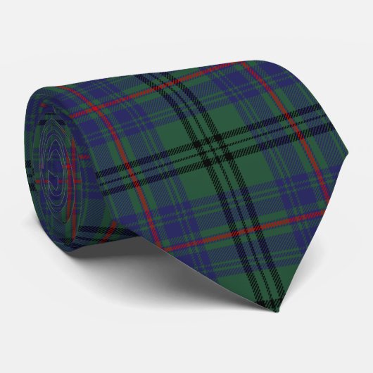 Cravate Tartan de marcheur de clan (Roulé)