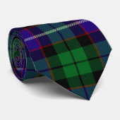 Cravate Tartan de Mitchell de clan (Roulé)
