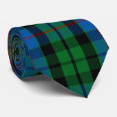 Cravate Tartan de Morrison de clan (Roulé)