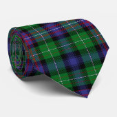 Cravate Tartan de Rankine de clan (Roulé)
