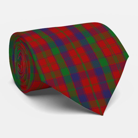 Cravate Tartan de Robertson de clan (Roulé)