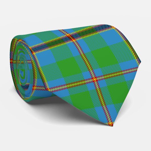 Cravate Tartan de Snodgrass de clan (Roulé)