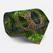 Cravate Tartan de Stewart de chasse et arbre de la vie (Roulé)