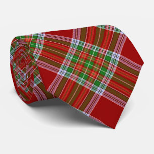 Cravate Tartan du clan MacBain carreau écossais