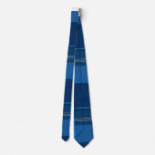 Cravate Tartan écossais, bleu, (Dos)