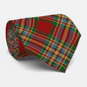 Cravate Tartan écossais de Chattan de clan (Roulé)