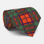 Cravate Tartan écossais de kilt de plaid de clan de (Roulé)
