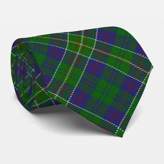 Cravate Tartan écossais de monogramme de la lettre H de (Roulé)