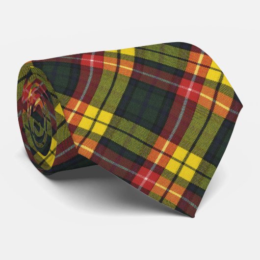Cravate Tartan écossais d'origine moderne de Buchanan (Roulé)
