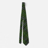 Cravate Tartan en vert (Dos)