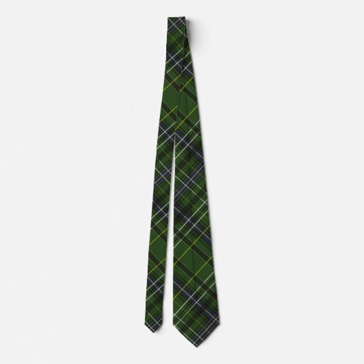Cravate Tartan en vert (Dos)