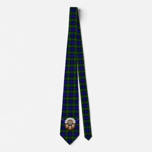 Cravate Tartan et escarcelle de Bonner (Devant)