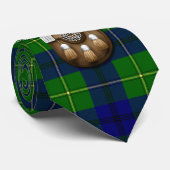 Cravate Tartan et escarcelle de Johnston de clan (Roulé)
