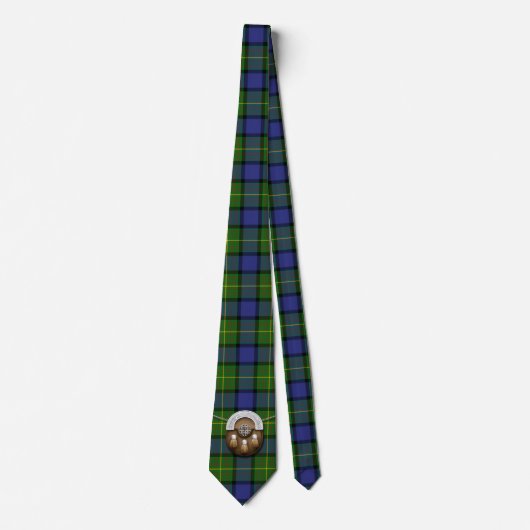 Cravate Tartan et escarcelle de Muir de clan (Devant)
