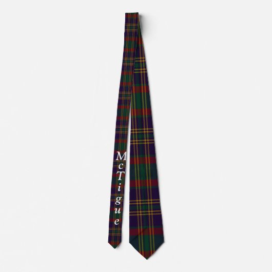 Cravate Tartan fait sur commande d'Irlandais du comté de (Dos)