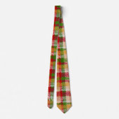 Cravate Tartan Plaid Custom Monogrammed Party (Dos)