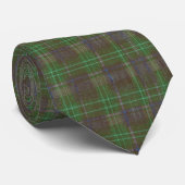 Cravate Tartan Vert Forêt Cabine (Roulé)