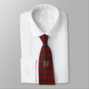 Cravate Tarte officielle Fraser avec monogramme / initiale