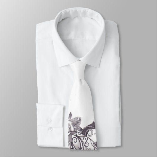 Cravate tatoo skull (Attaché)