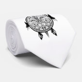 Cravate Tatouage de Tribal Turtle Shield (Roulé)