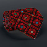 Cravate Tatreez Henna Thobe Imprimer Motif<br><div class="desc">Tatreez henné Tatreez rouge, bleu, vert Tatreez Tatréez Tatréez Tatouage Cou Motif d'artisanat Thobe par Socktiety. Consultez les chaussettes correspondantes pour compléter votre tenue.</div>